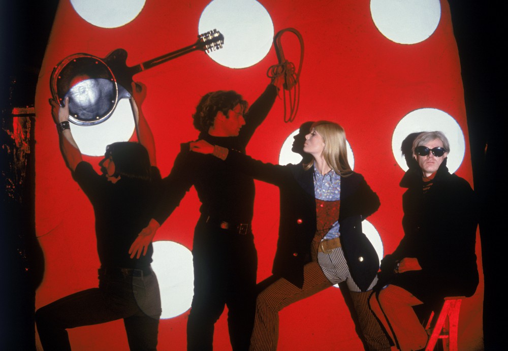 John Cale, Gerard Malanga, Nico et Andy Warhol
