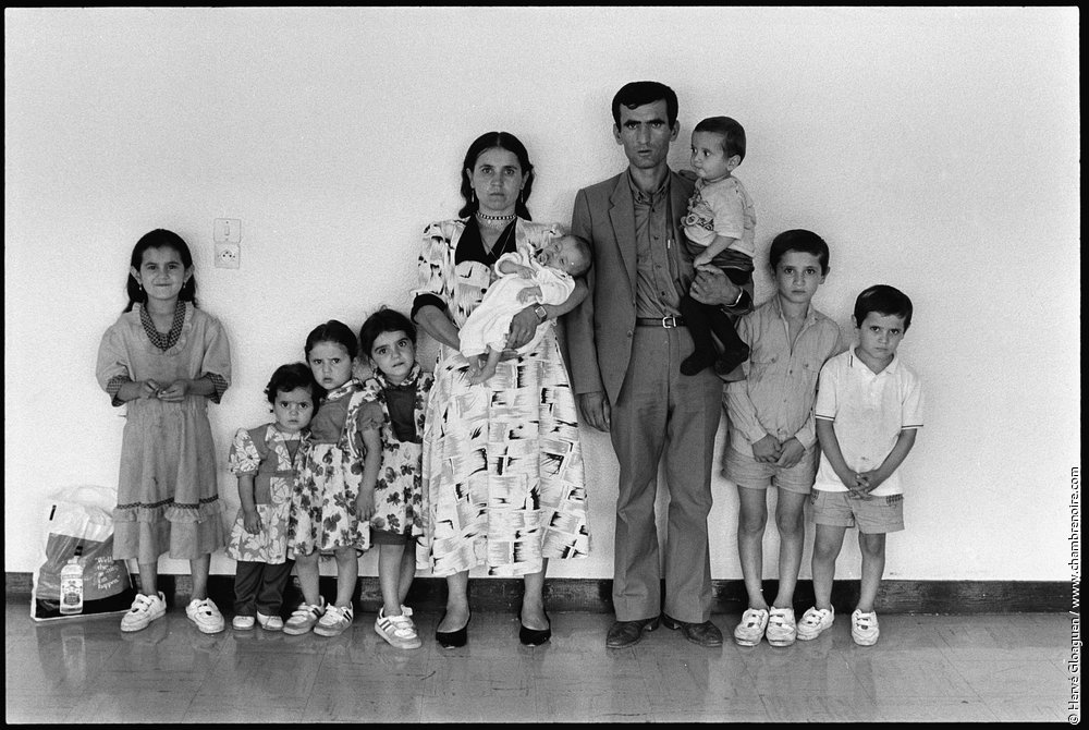 Famille de réfugiés chaldéens d'Irak