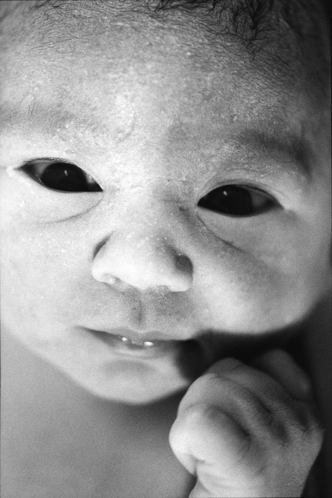 Portrait de nouveau-né à la première heure, Céleste,1993